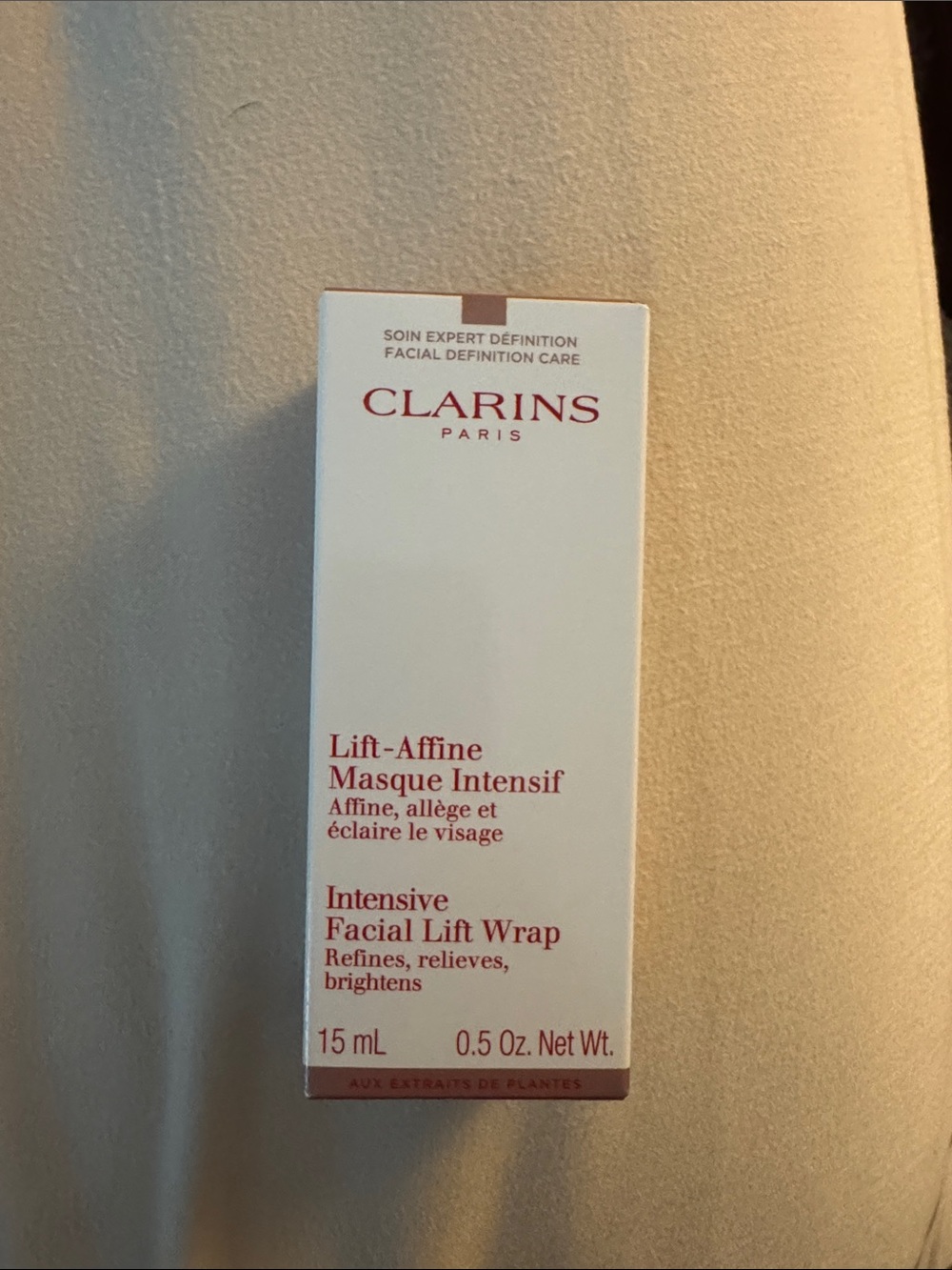 Clarins Intensive Facial Lift Wrap - new in box